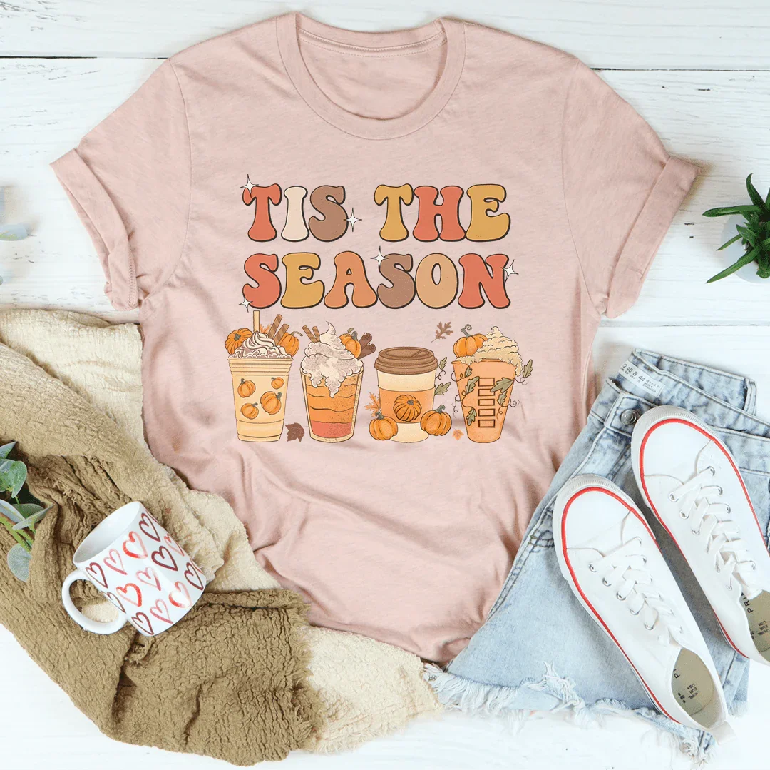 Tis The Season Tee Heather Prism Peach / S Peachy Sunday T-Shirt