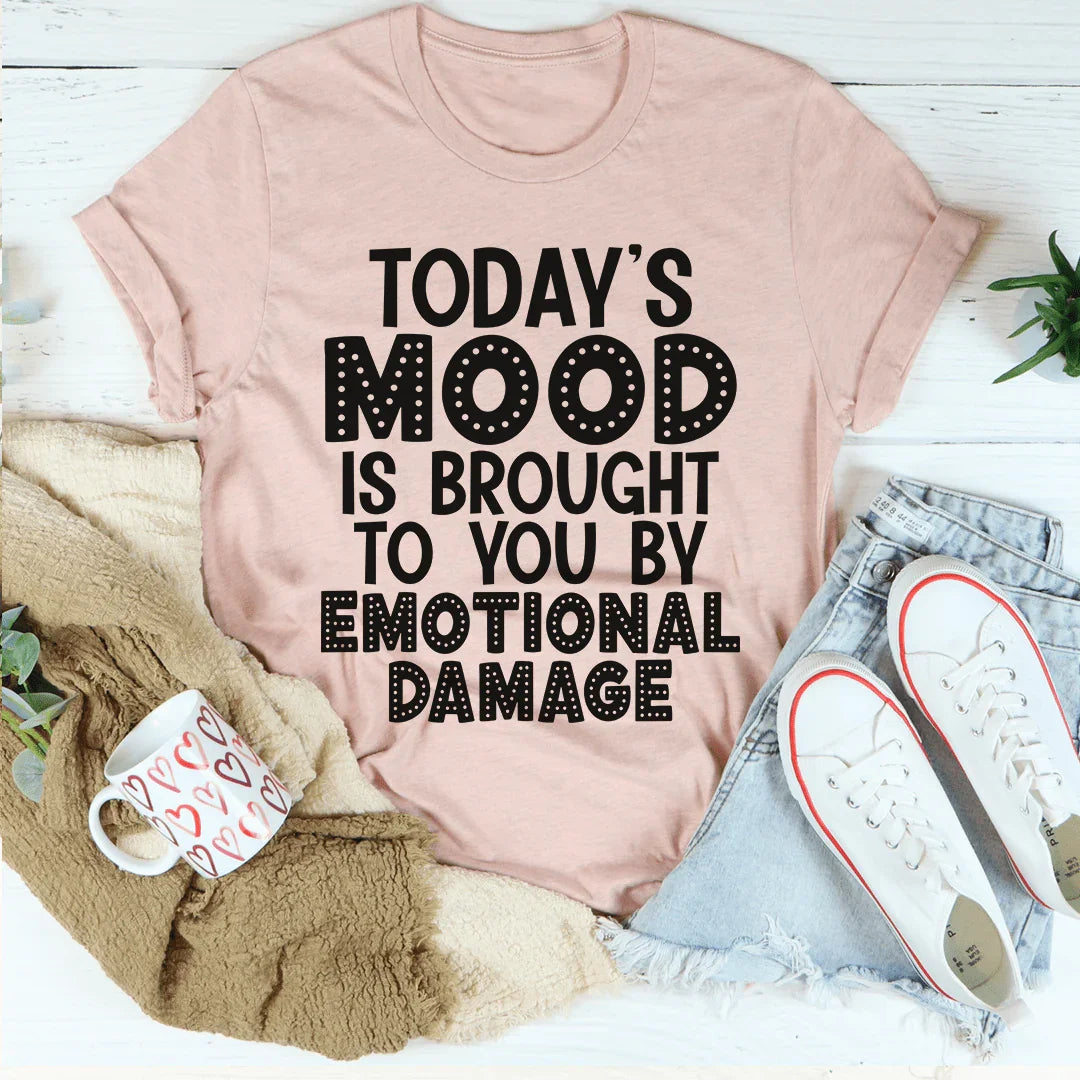 Today's Mood Tee Heather Prism Peach / S Peachy Sunday T-Shirt