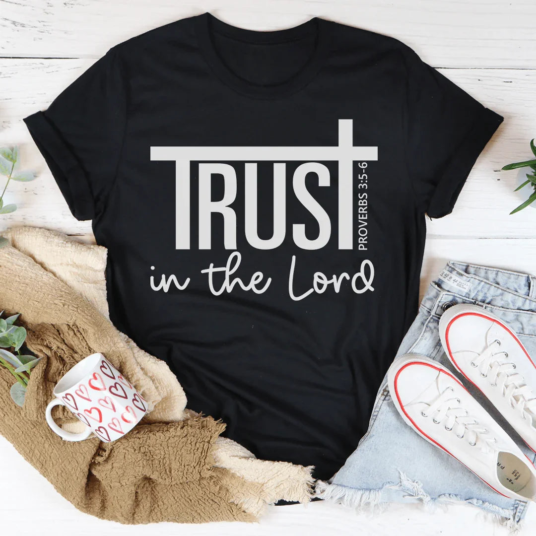Trust In The Lord Tee Peachy Sunday T-Shirt