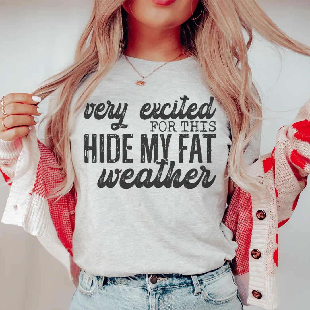 Very Excited For This Weather Tee Athletic Heather / S Peachy Sunday T-Shirt