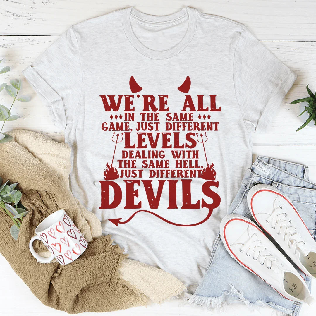 We're All In The Same Game Tee Ash / S Peachy Sunday T-Shirt