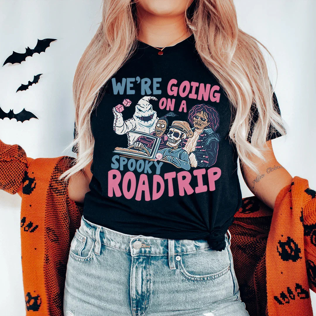 We're Going On A Spooky Trip Tee Black / S Printify T-Shirt T-Shirt