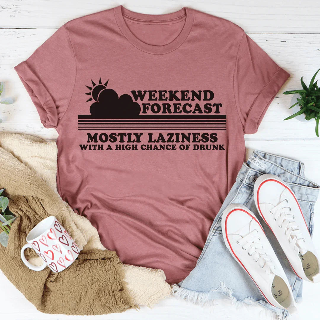 Weekend Forecast Tee Mauve / S Peachy Sunday T-Shirt