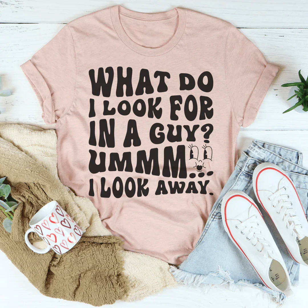 What Do I Look For In A Guy Tee Peachy Sunday T-Shirt