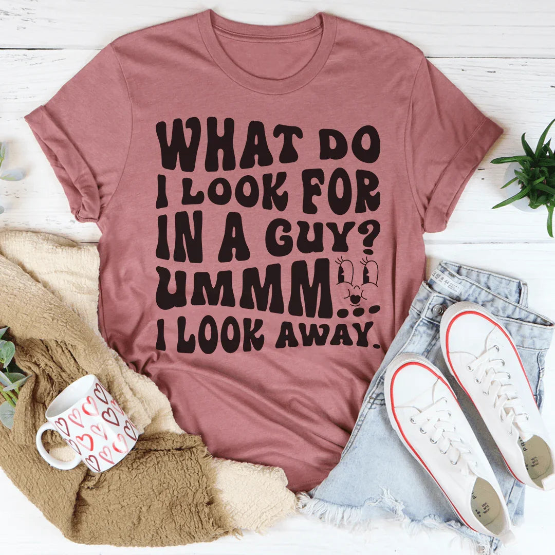 What Do I Look For In A Guy Tee Peachy Sunday T-Shirt