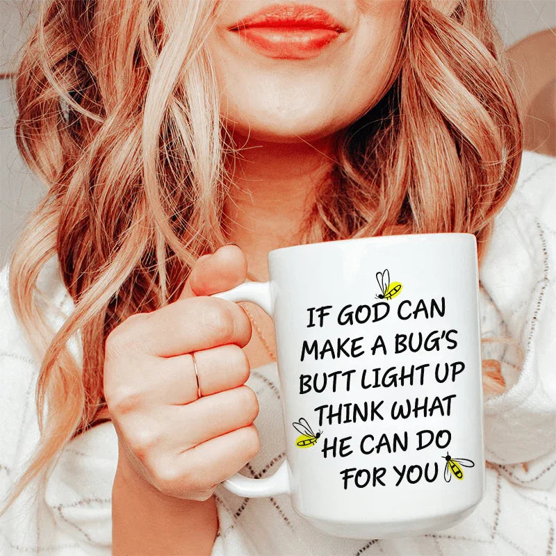 What God Can Do For You Ceramic Mug 15 oz White / One Size CustomCat Drinkware T-Shirt