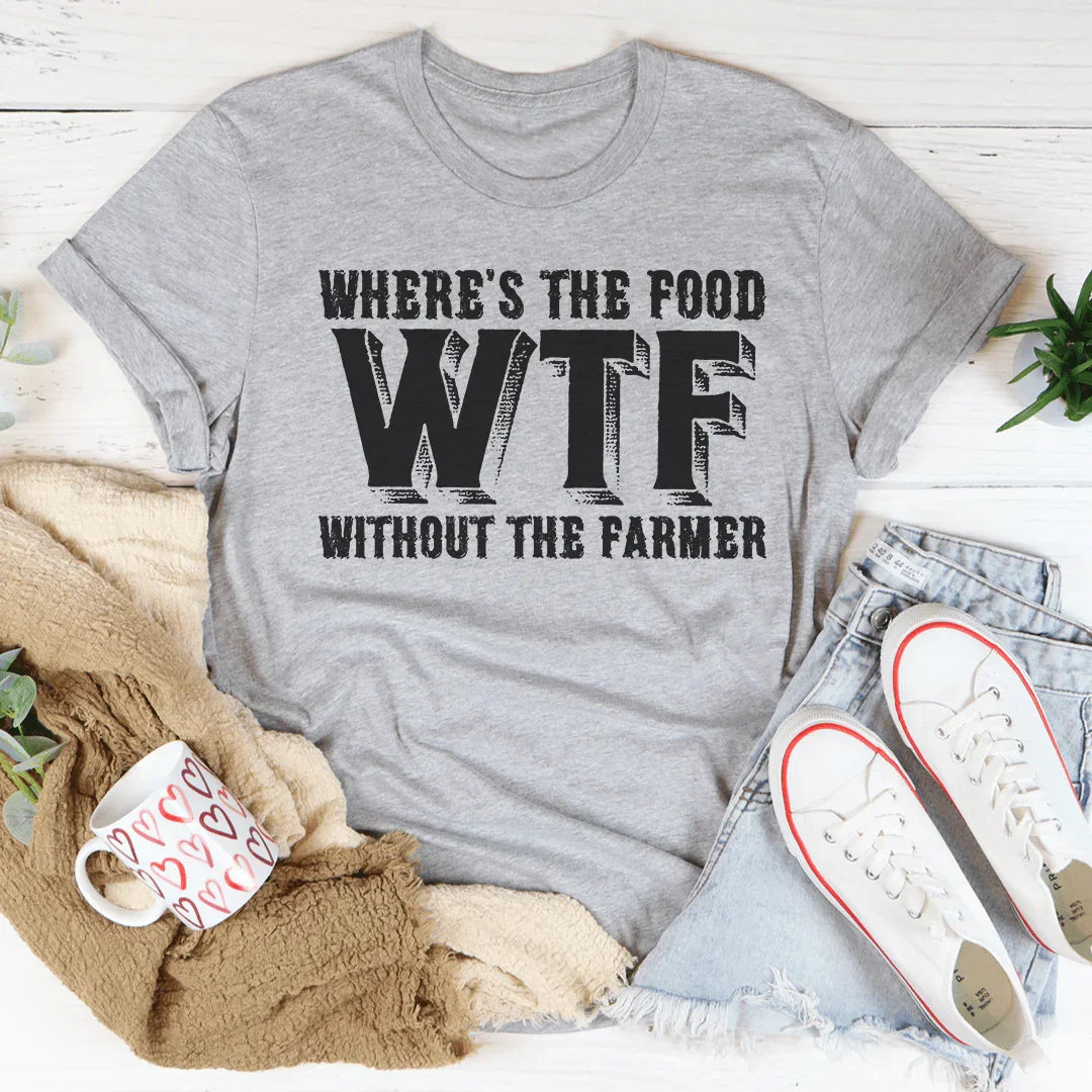 Where's The Food Tee Athletic Heather / S Peachy Sunday T-Shirt