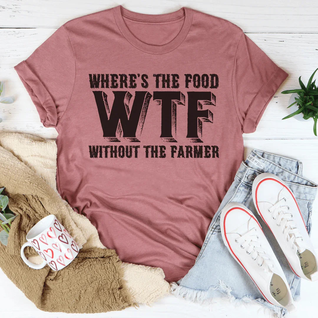 Where's The Food Tee Mauve / S Peachy Sunday T-Shirt