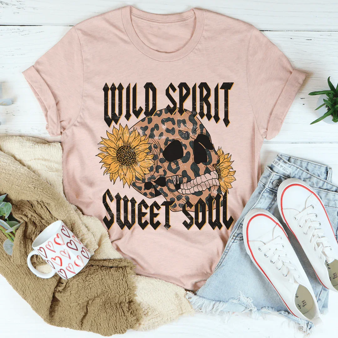Wild Spirit Sweet Soul Tee Heather Prism Peach / S Peachy Sunday T-Shirt