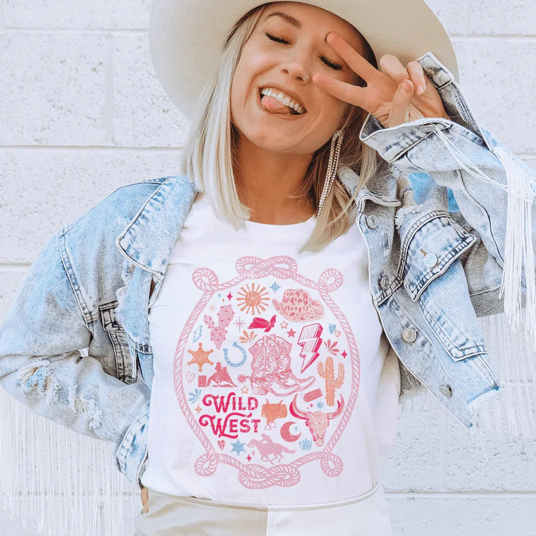 Wild West Tee S Peachy Sunday T-Shirt