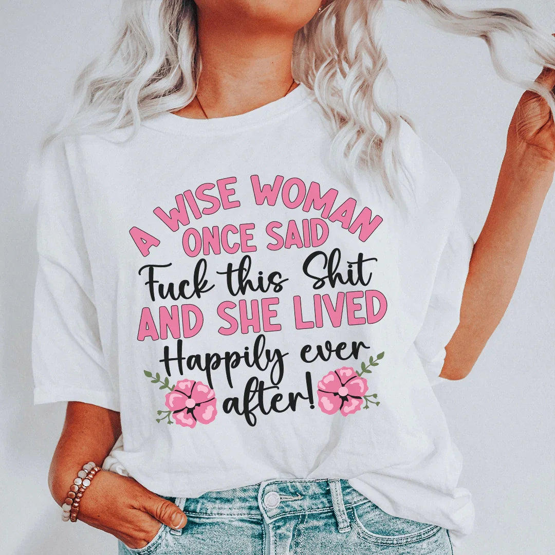 Wise Woman Tee Ash / S Peachy Sunday T-Shirt