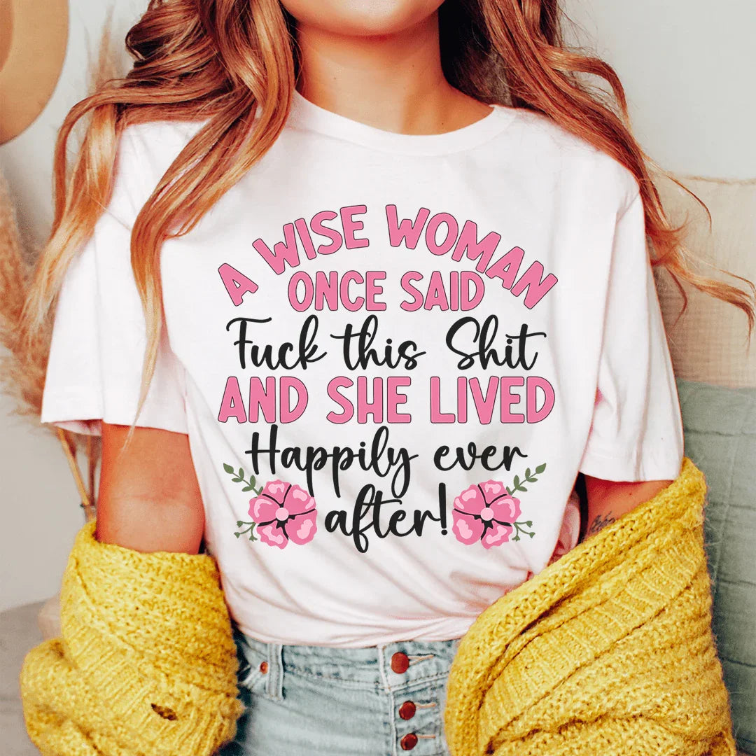 Wise Woman Tee Pink / S Peachy Sunday T-Shirt