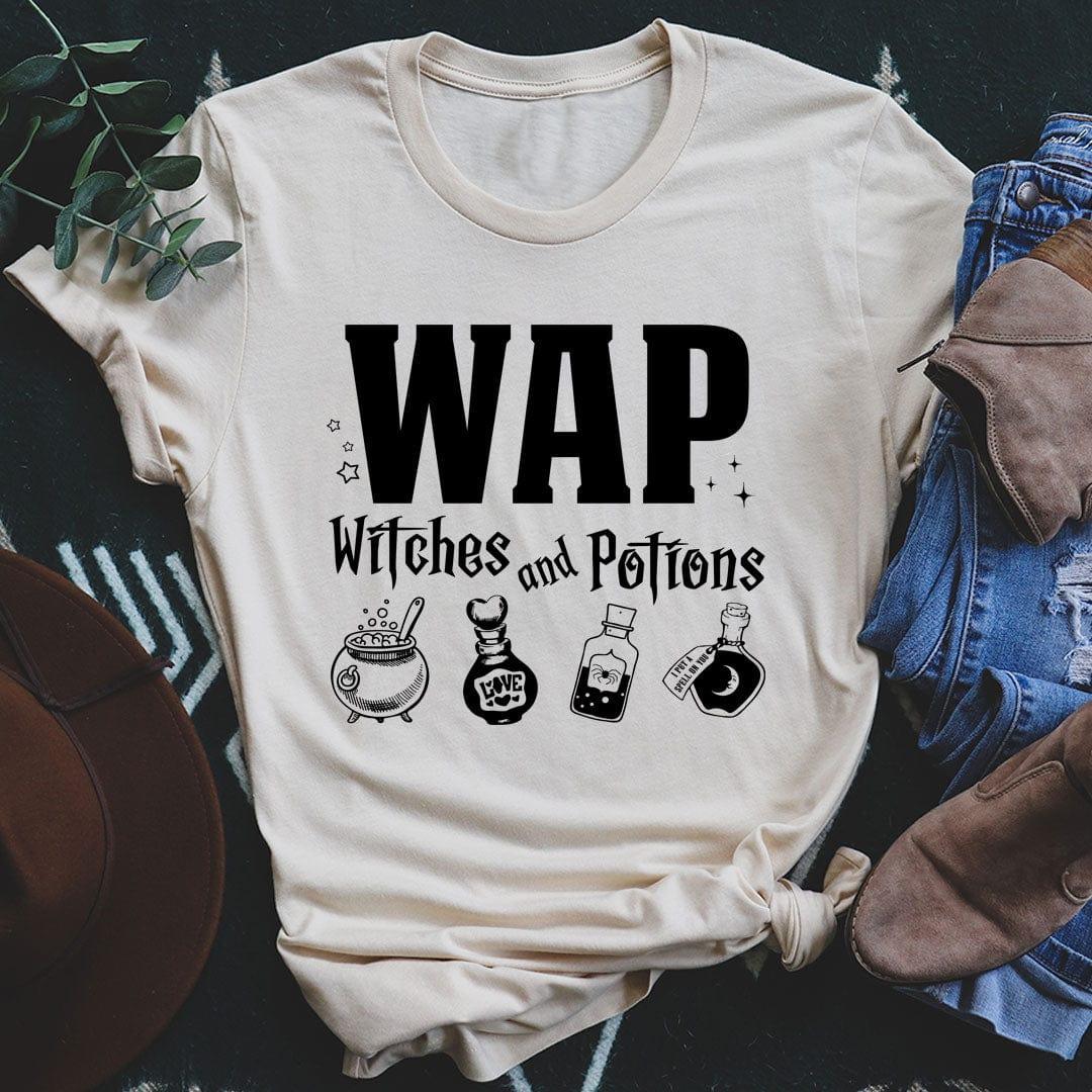 Witches And Potions Tee Soft Cream / S Peachy Sunday T-Shirt