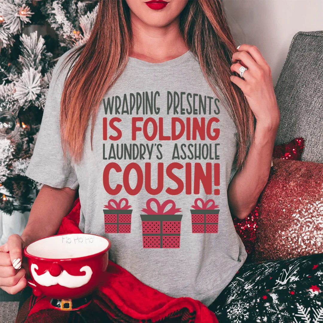 Wrapping Presents Tee Athletic Heather / S Peachy Sunday T-Shirt