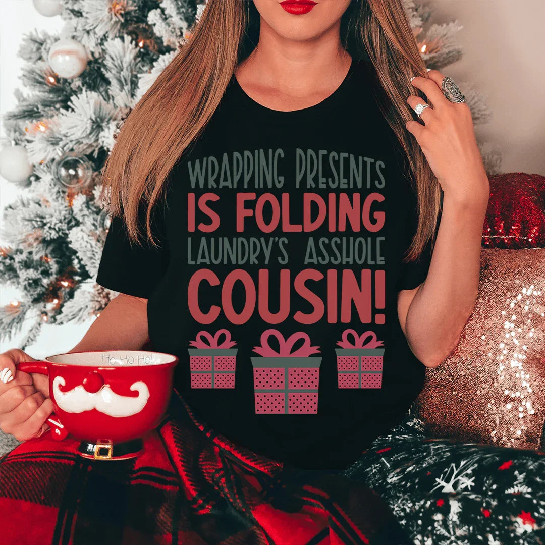 Wrapping Presents Tee Black Heather / S Peachy Sunday T-Shirt