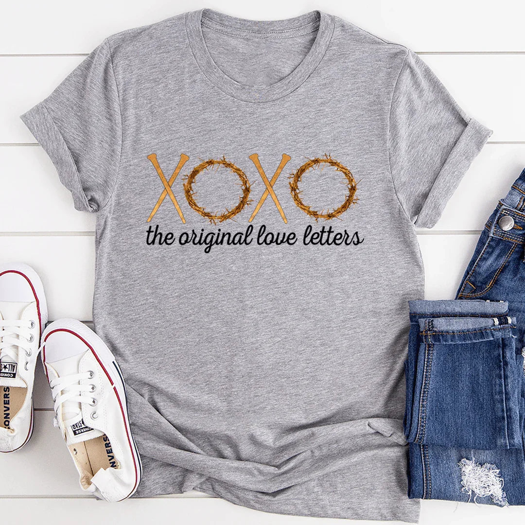 XOXO The Original Love Letters Tee Athletic Heather / S Peachy Sunday T-Shirt