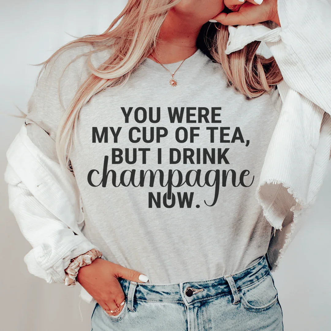 You Were My Cup Of Tea Tee Athletic Heather / S Peachy Sunday T-Shirt