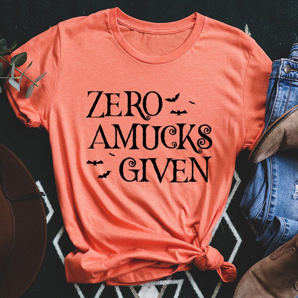 Zero Amucks Given Tee Heather Orange / S Peachy Sunday T-Shirt