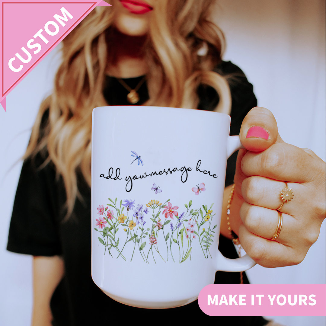Taza Personalizada con Mensaje de Texto