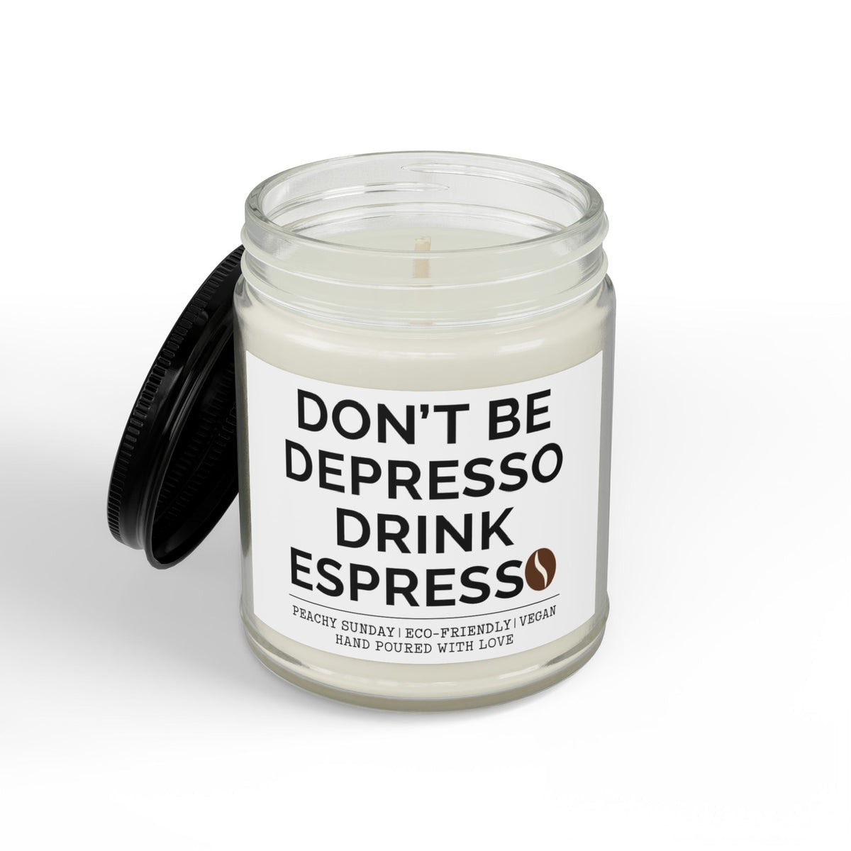 Bougie « Don't Be Depresso Drink Espresso »