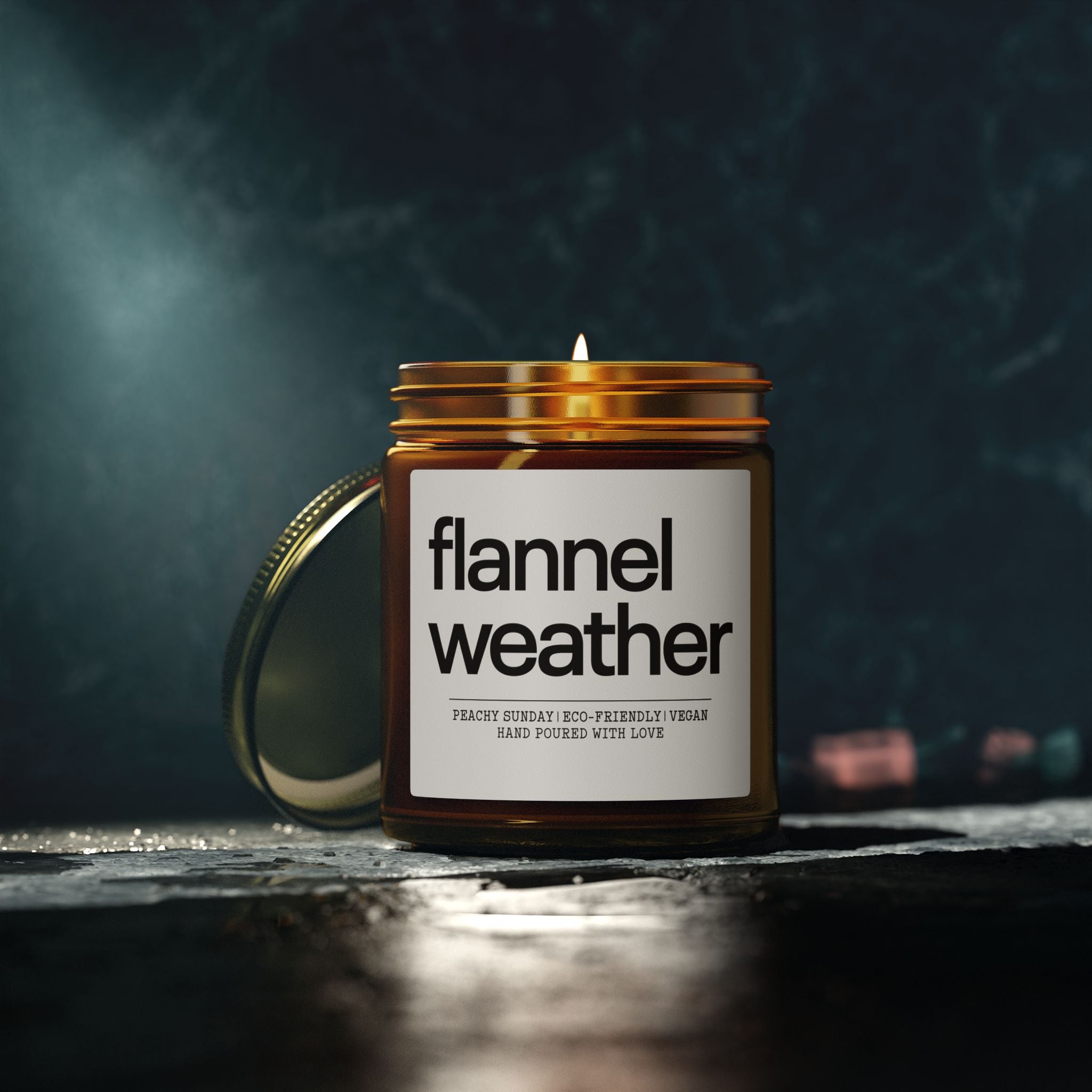Flanellwetter-Kerze