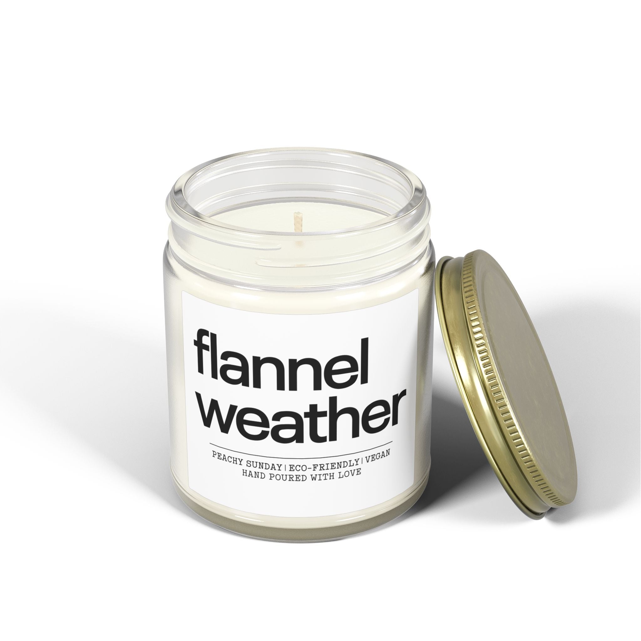 Flanellwetter-Kerze