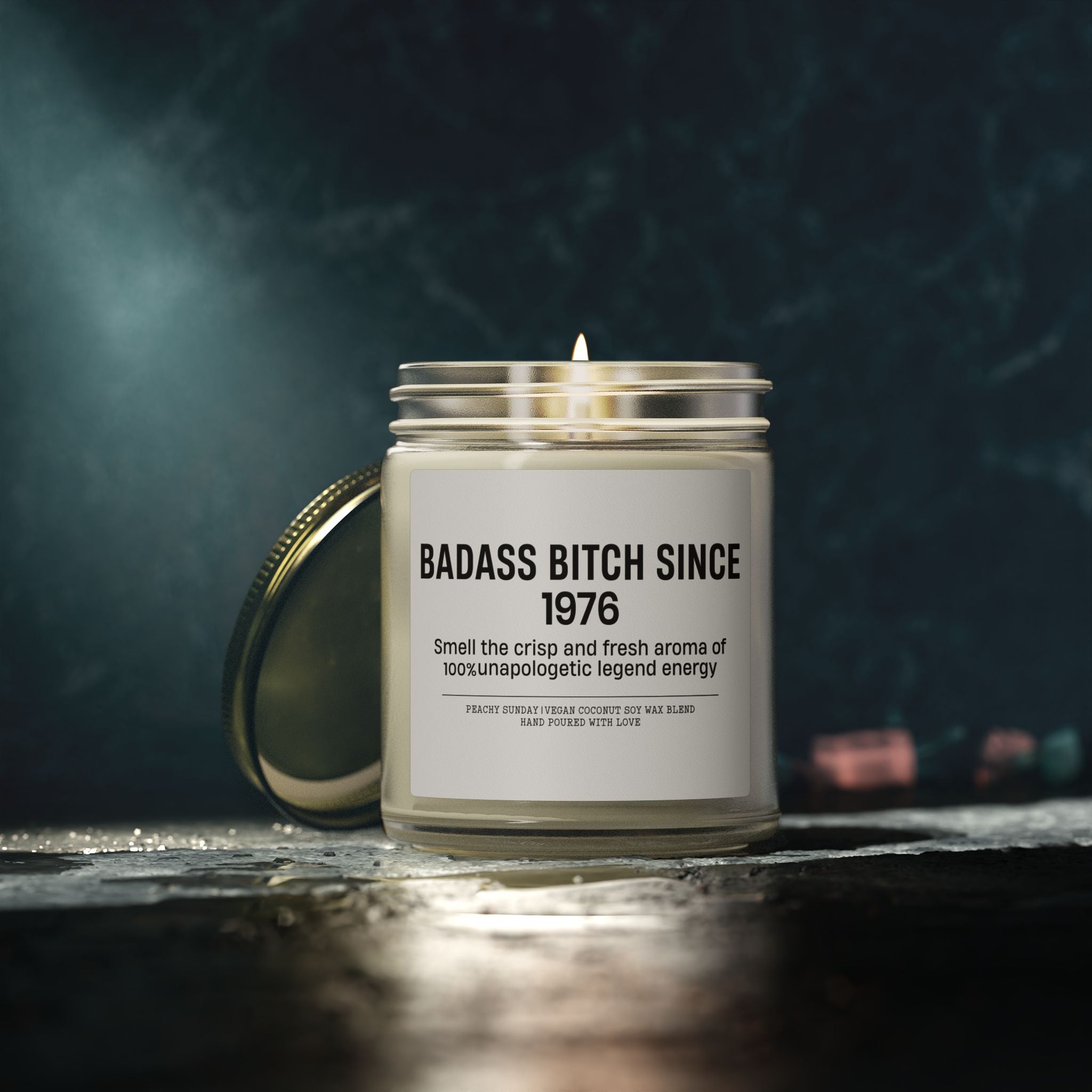 Badass B-tch Since 1976 Candle