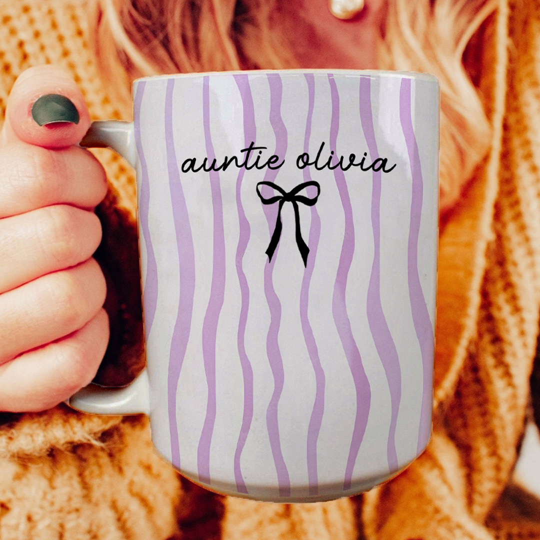 Personalized Aunt Name Mug
