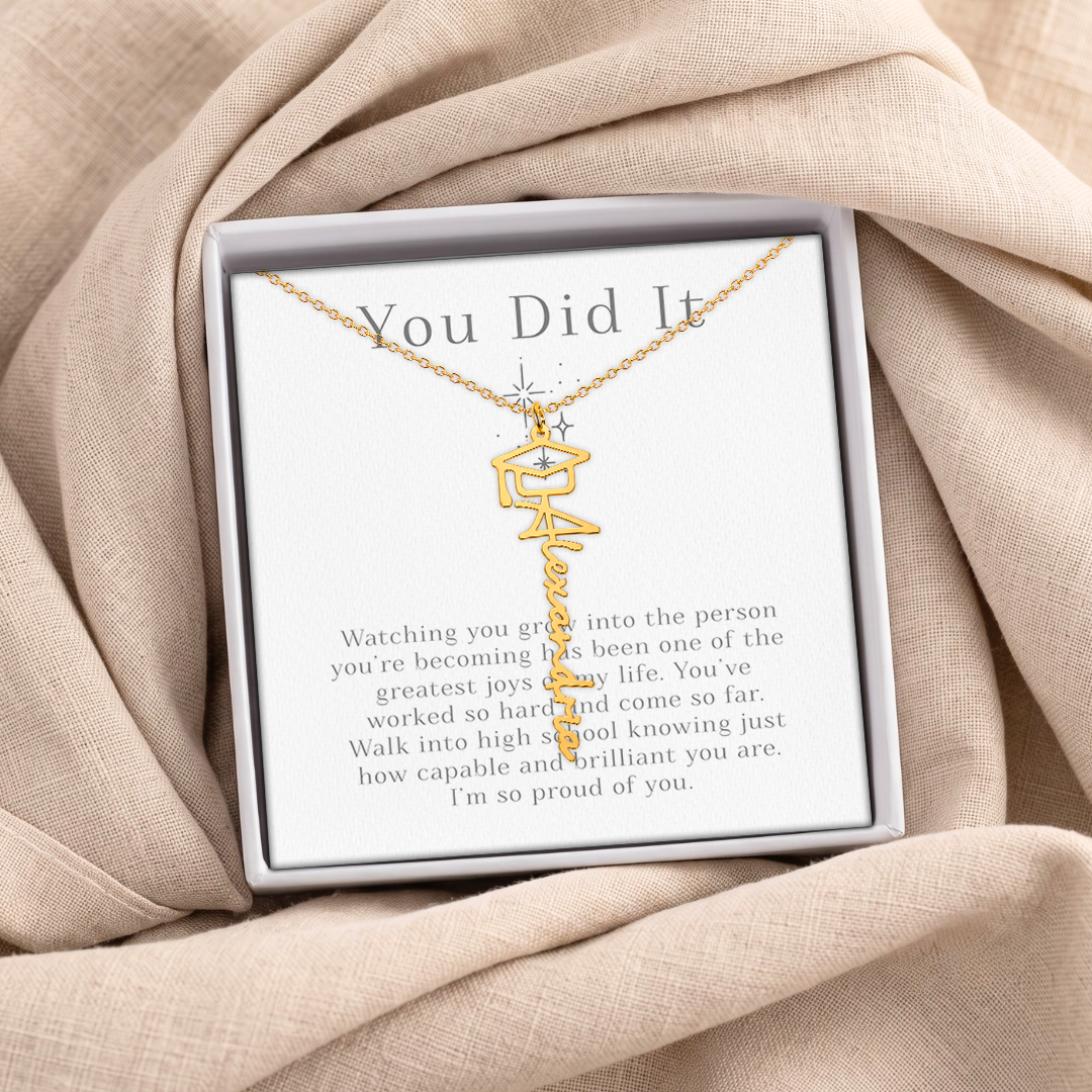 Personalized 8th Grade Graduate Jewelry