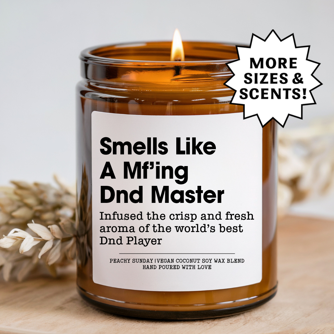 Smells Like A Mf-cking Dnd Master Candle