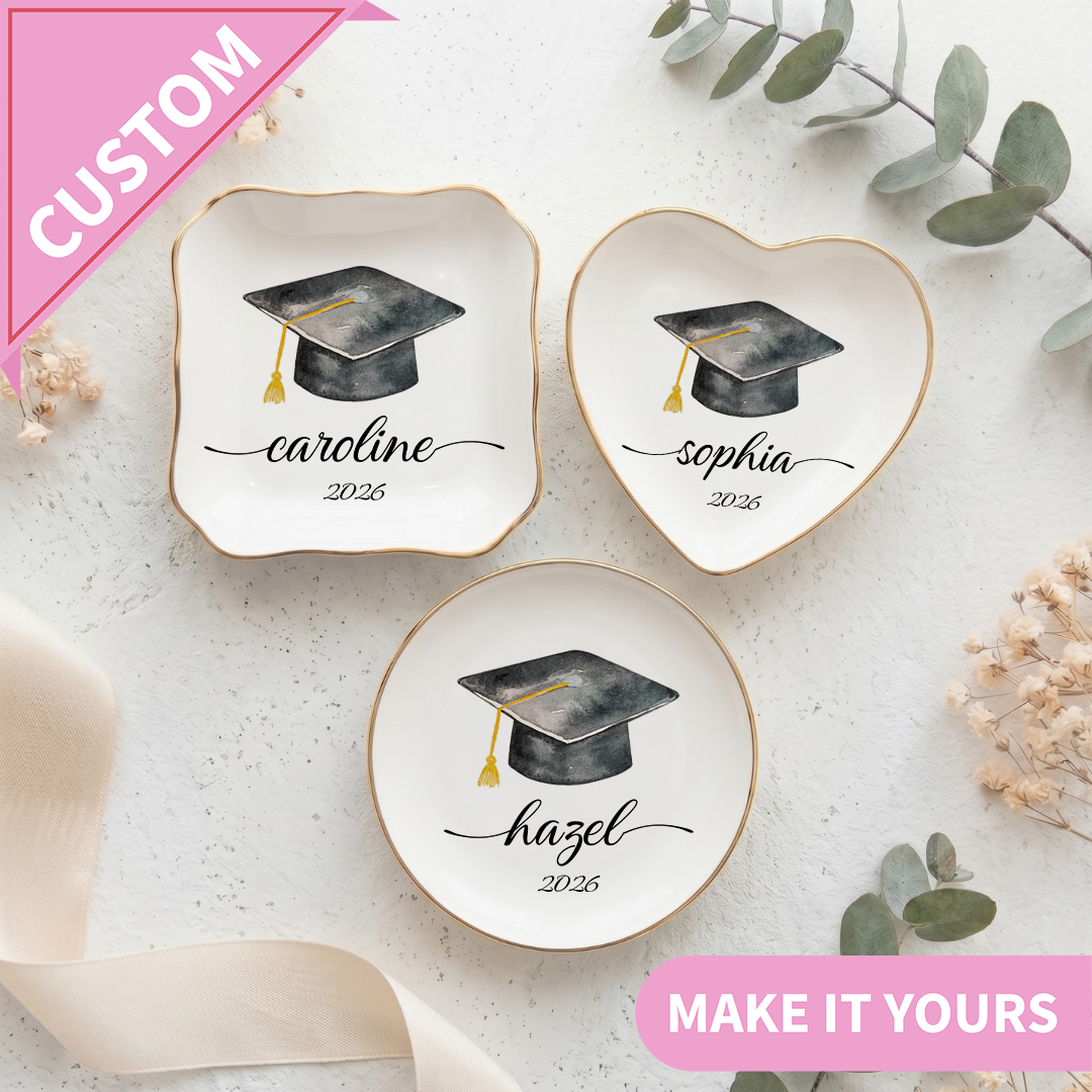 Personalized Graduation Ring Dish