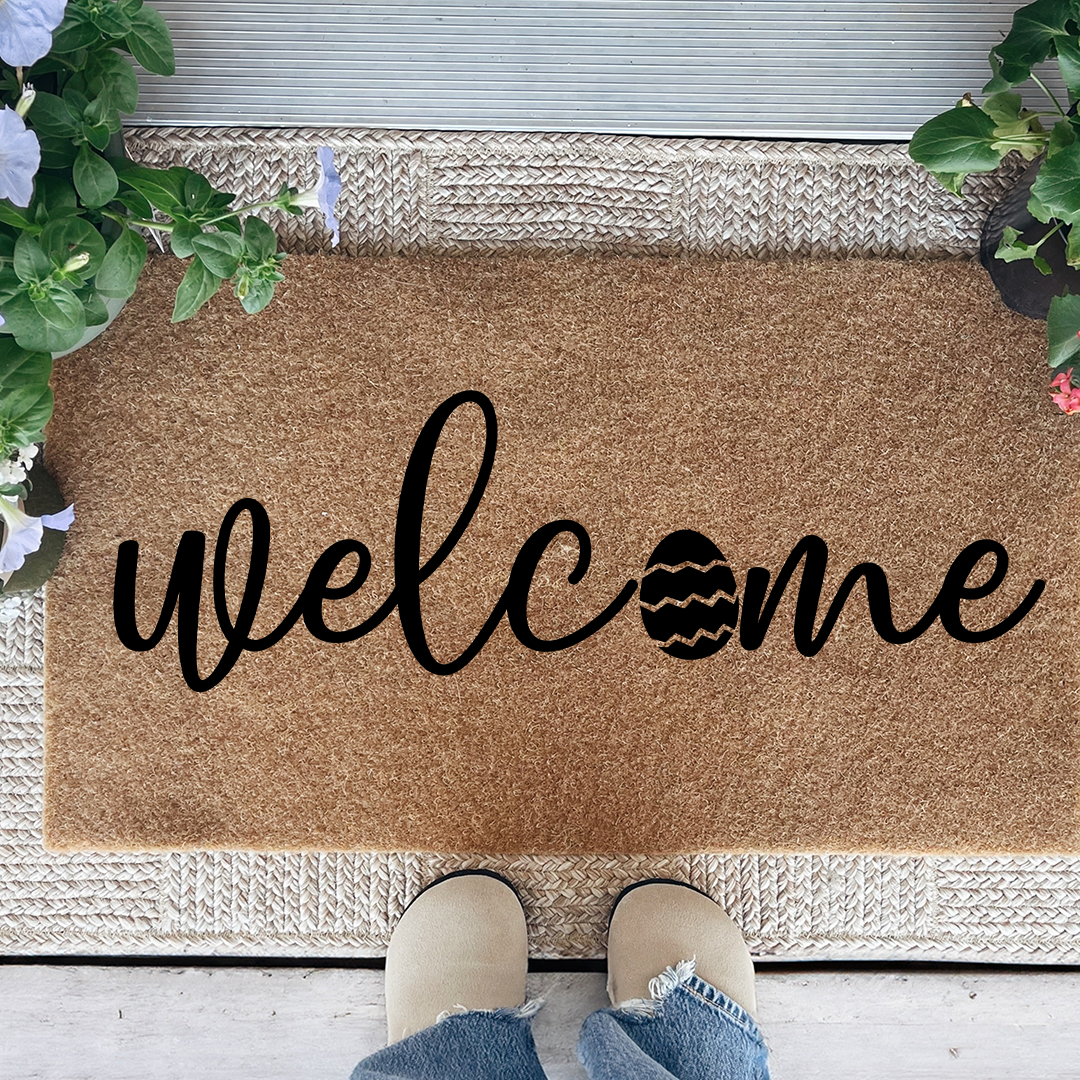 Easter Egg Welcome Doormat