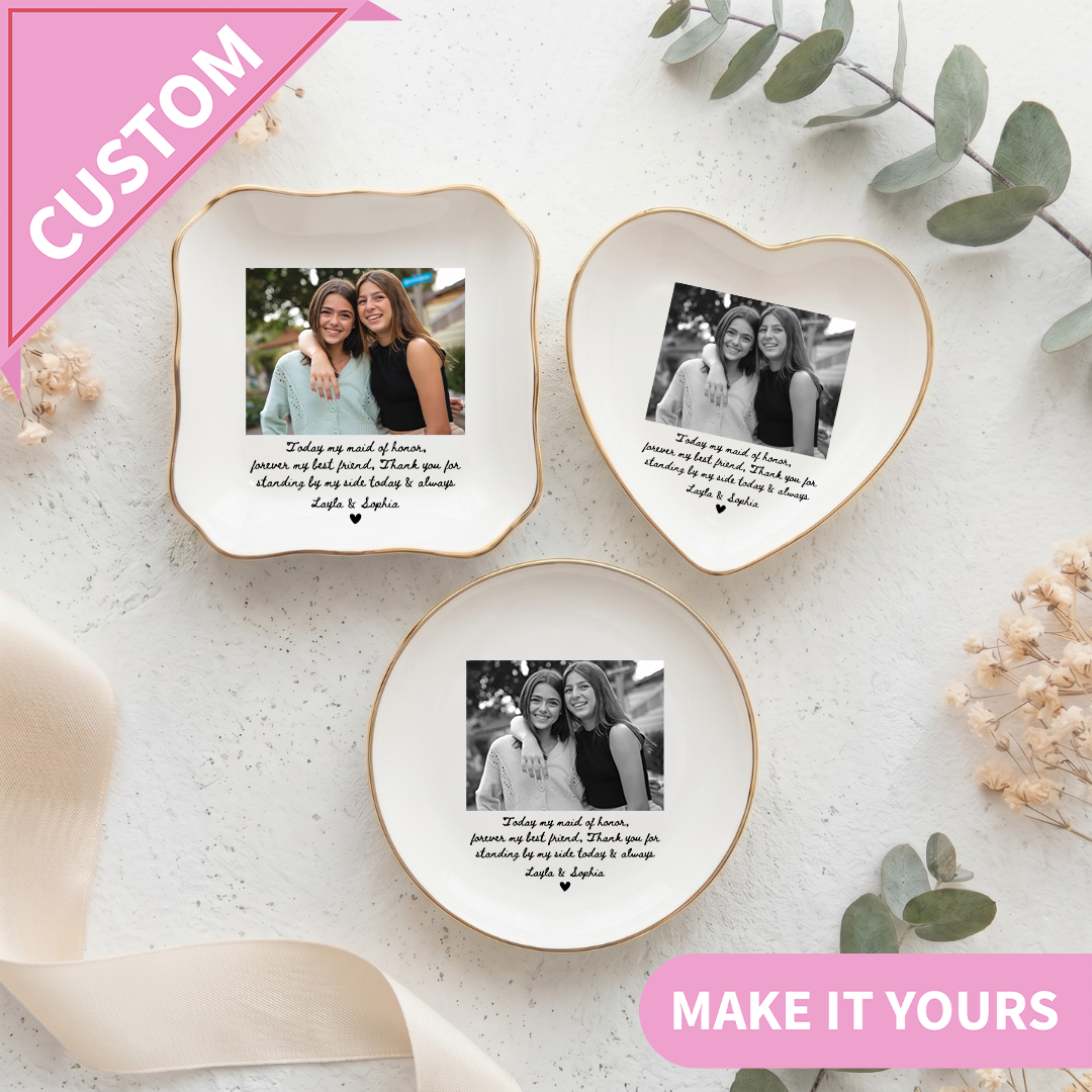 Personalized Maid Of Honor Ring Dish