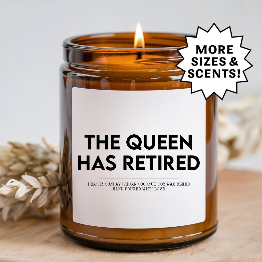 The Queen Has Retired Candle
