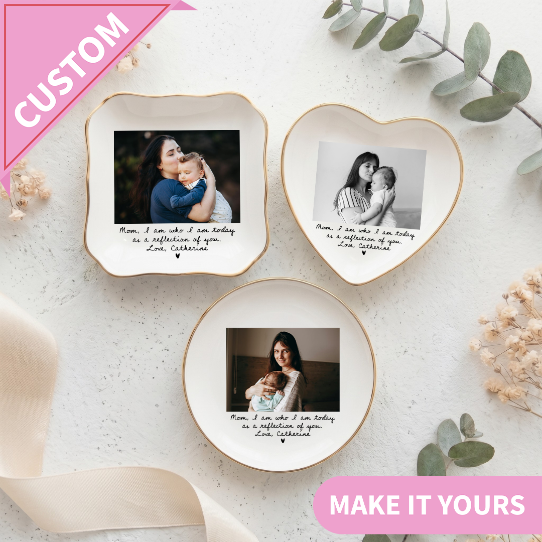Personalized  Mother of The Bride Ring Dish