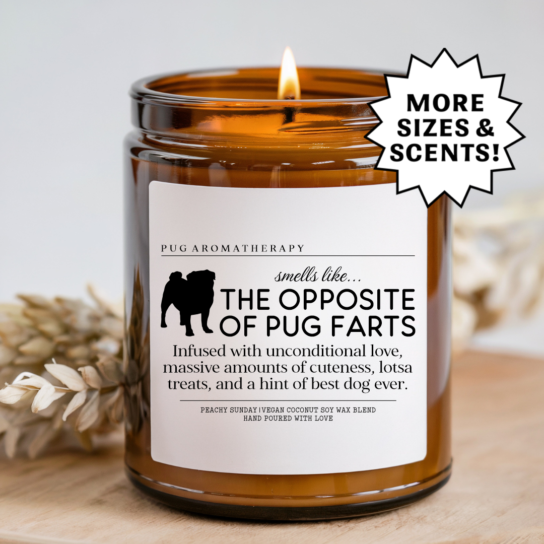 Smells Like The Opposite Of Pug Farts Candle