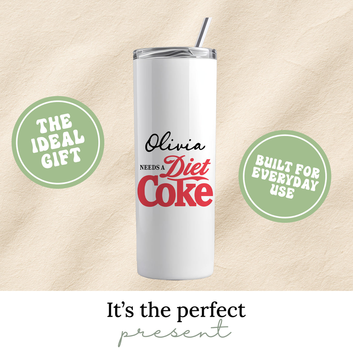 Personalisierter Diet-Coke-Becher