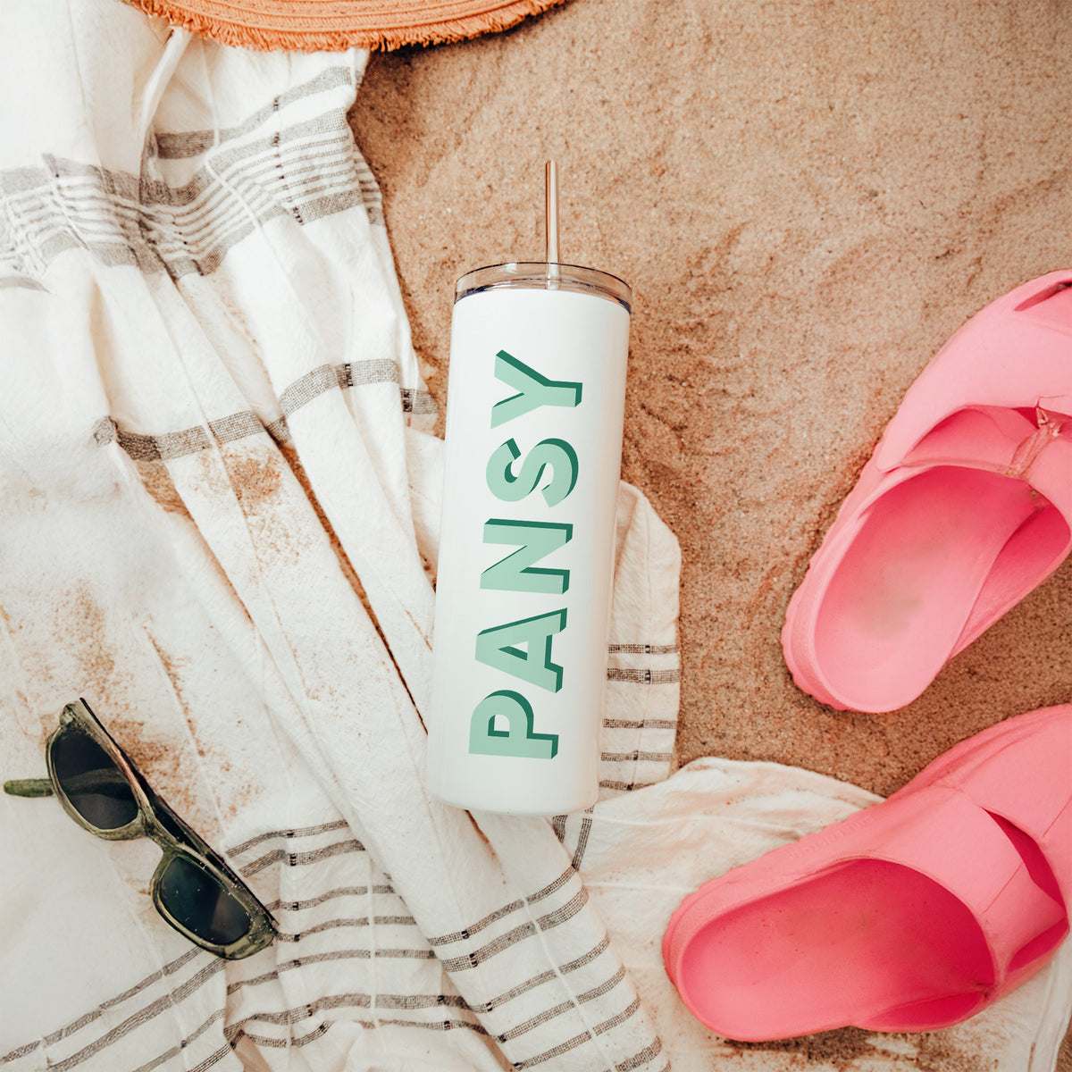 Personalized Shadow Name Tumbler