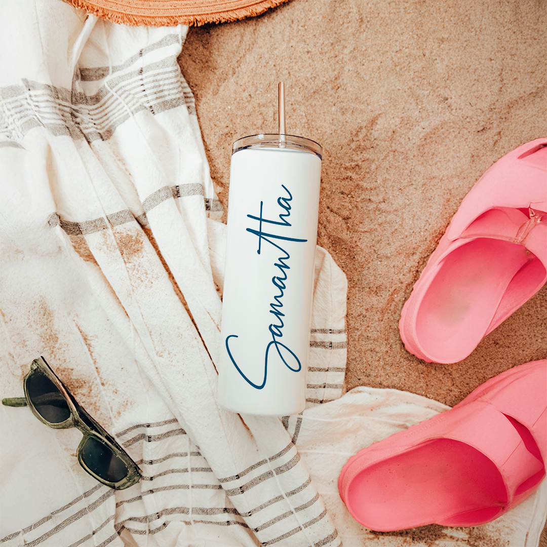 Personalized Floral Nurse Tumbler
