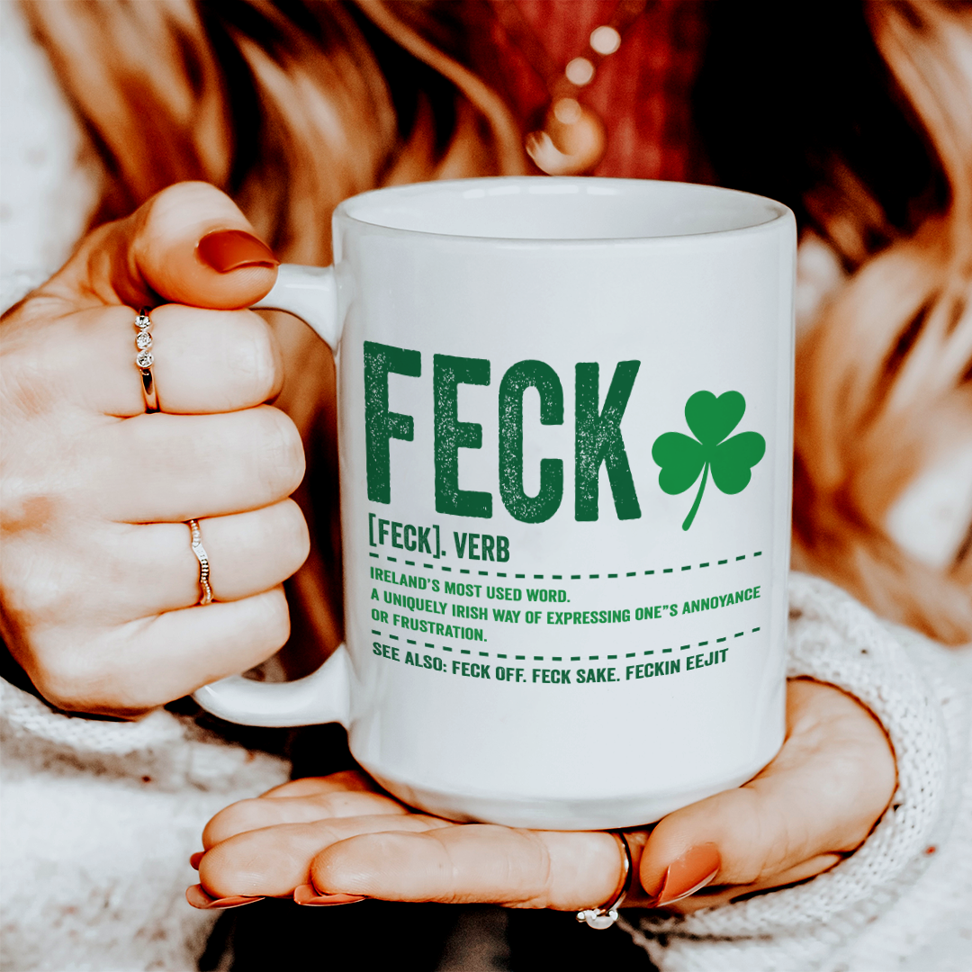 Feck Irish Definition Mug