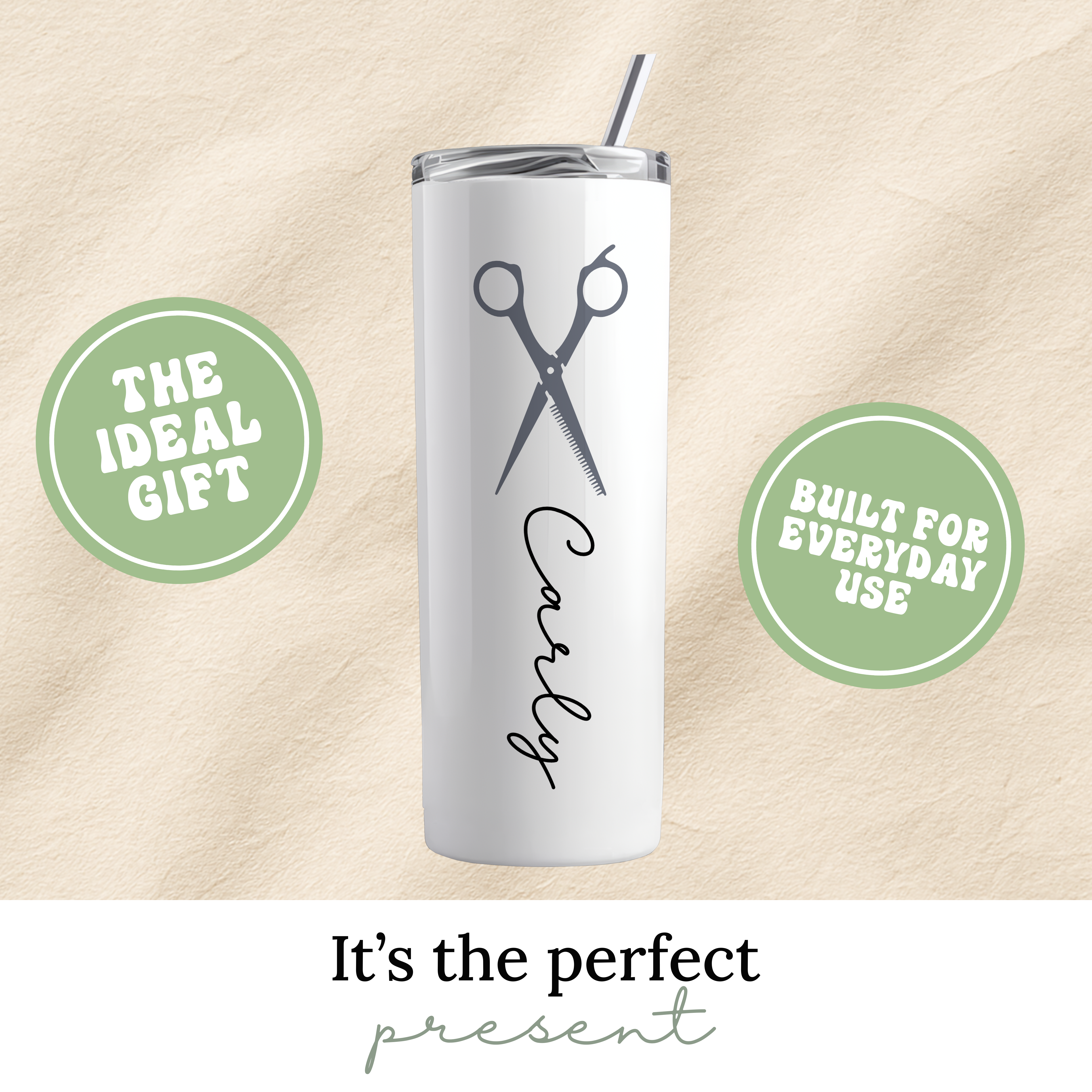 Personalized Hair Stylish Tumbler