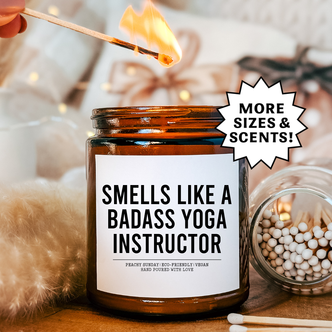Smells Like Badass Yoga Instructor Candle