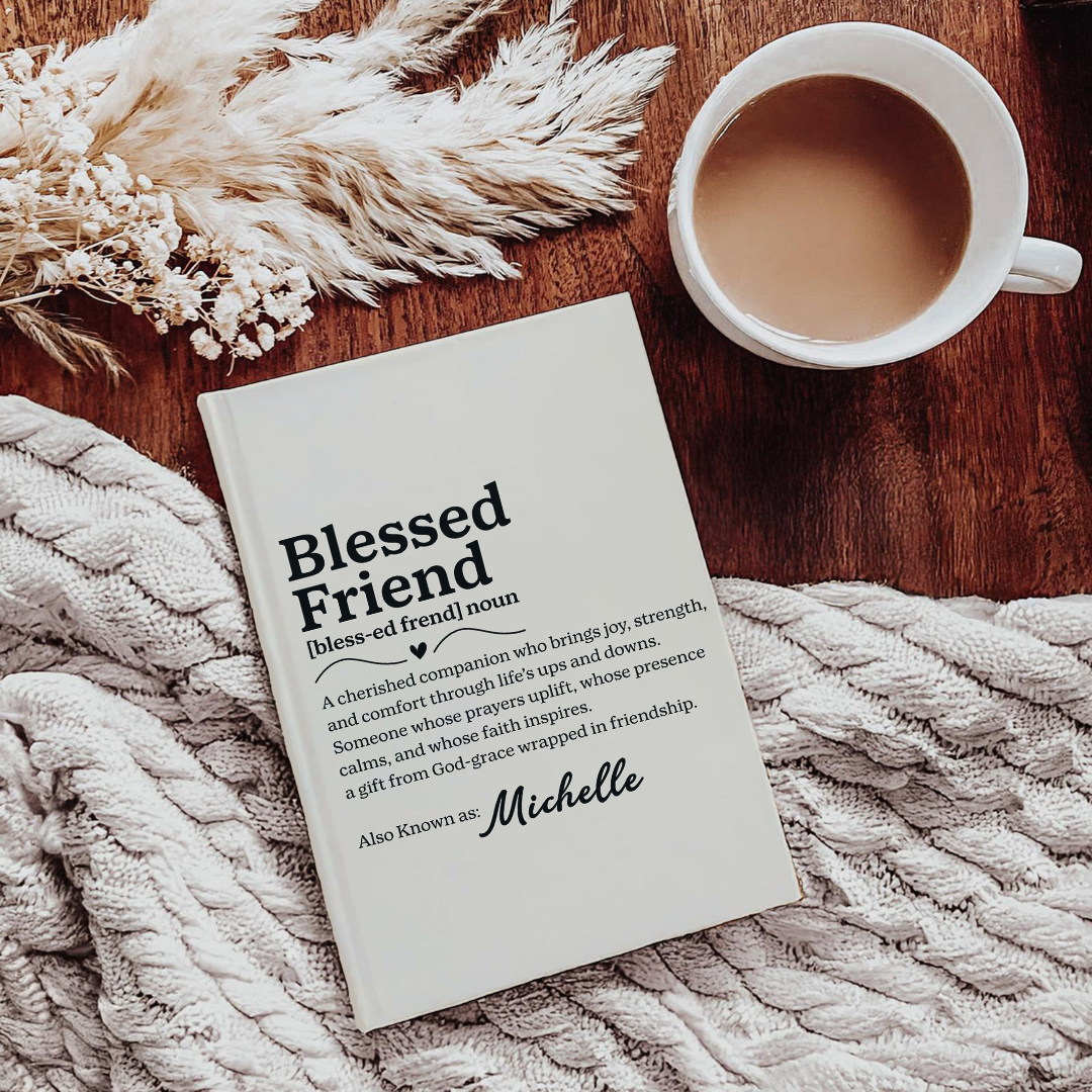 Personalized Blessed Friend Journal