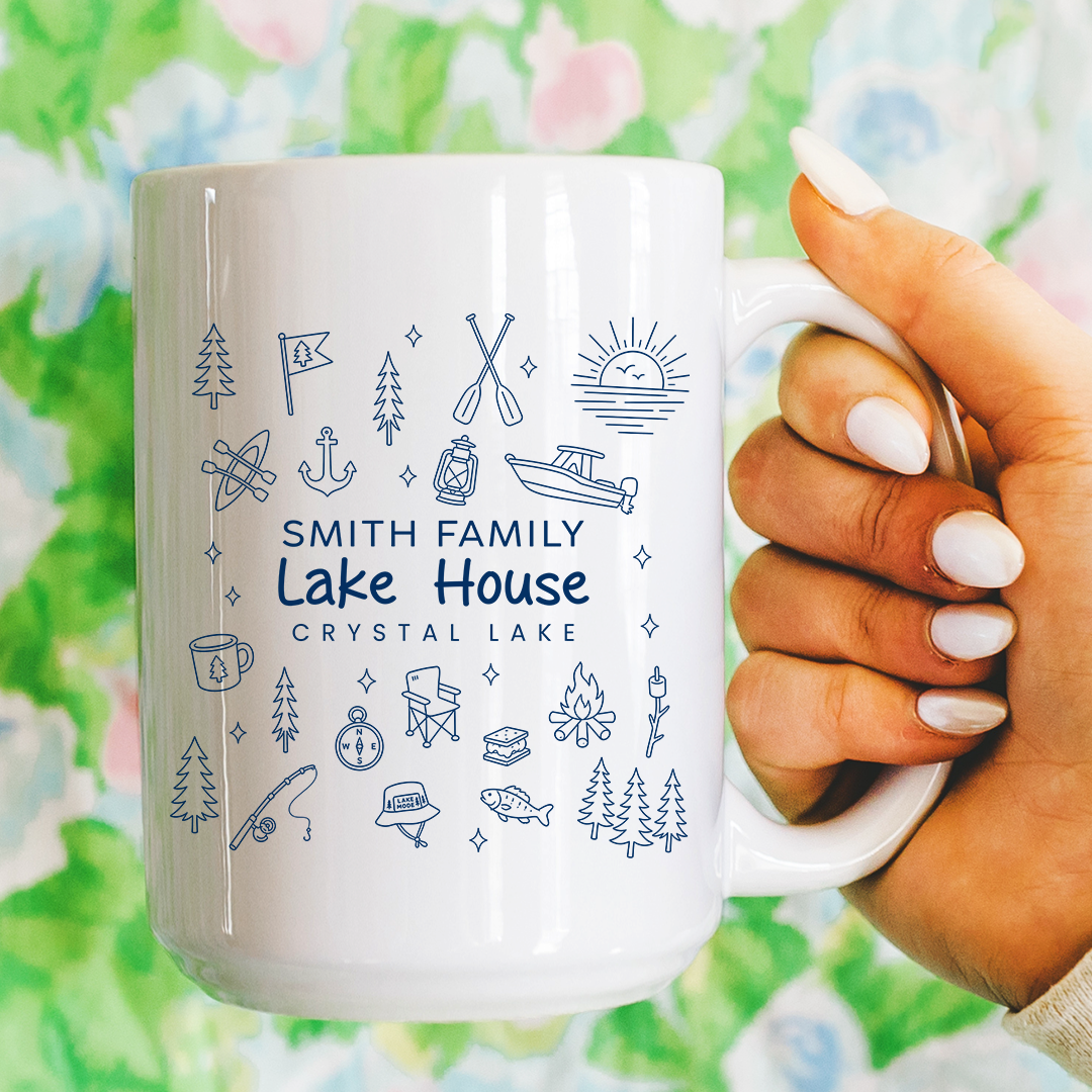 Personalized  Lake House Mug