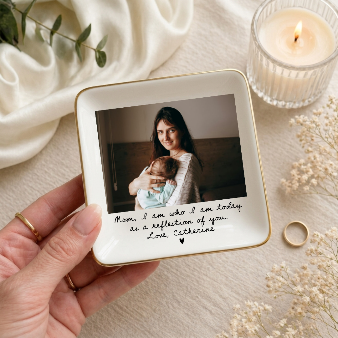 Personalized  Mother of The Bride Ring Dish