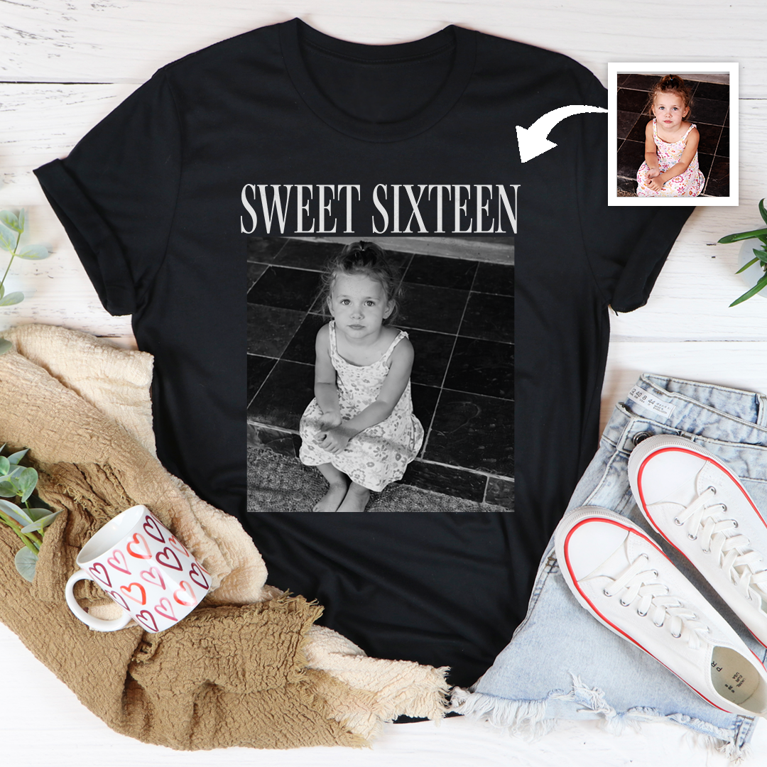 Personalized Sweet Sixteen Birthday Tee