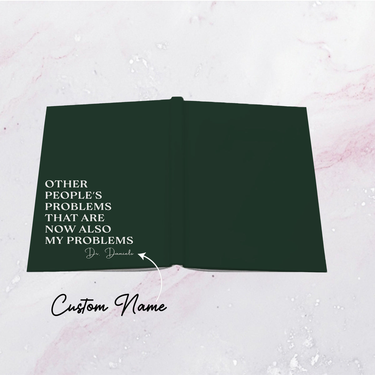 Personalized Other People's Problems That Are Now Also My Problems Journal