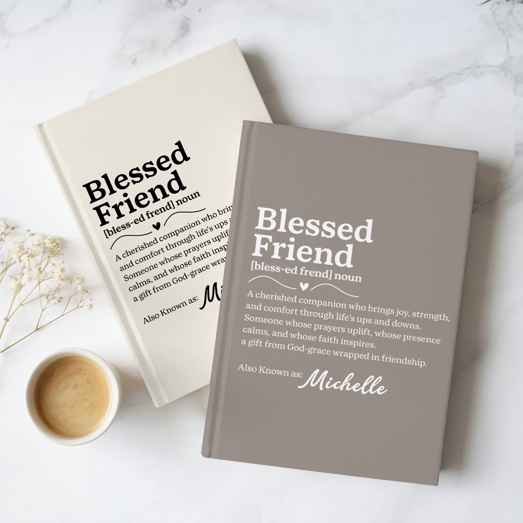 Personalized Blessed Friend Journal