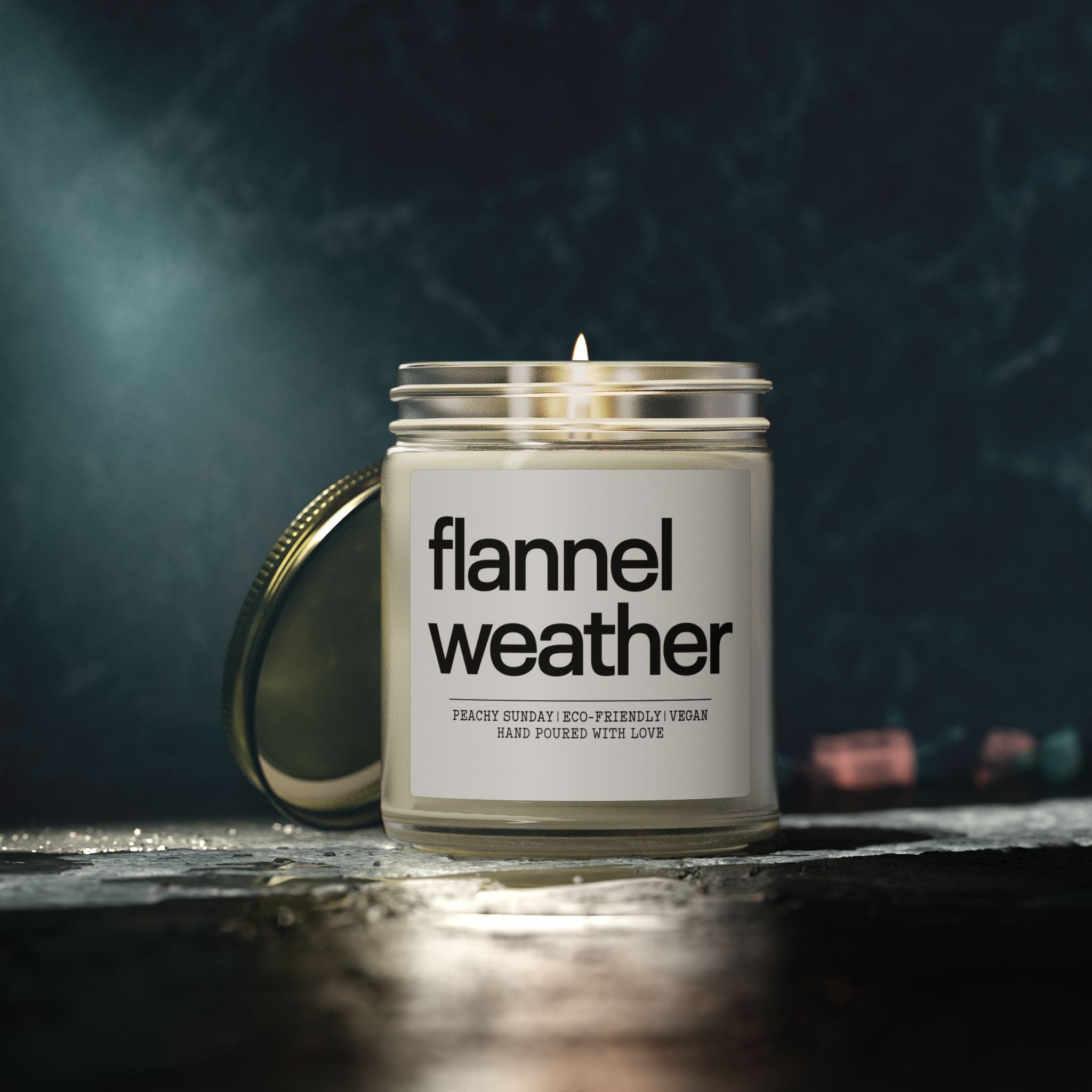 Flanellwetter-Kerze