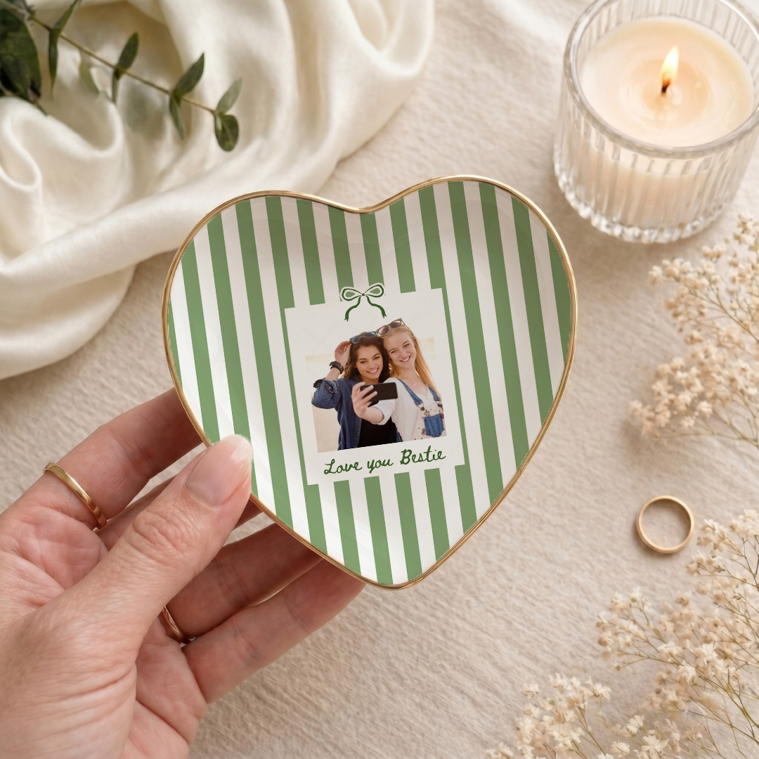 Personalized Love You Bestie Ring Dish
